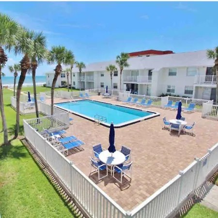 Appartement Beachside Serenity Private Balcony With Ocean View, Heated Pool, Bbq, King Bed à New Smyrna Beach Extérieur photo