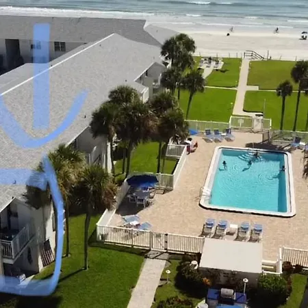 Appartement Beachside Serenity Private Balcony With Ocean View, Heated Pool, Bbq, King Bed à New Smyrna Beach Extérieur photo