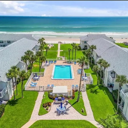 Appartement Beachside Serenity Private Balcony With Ocean View, Heated Pool, Bbq, King Bed à New Smyrna Beach Extérieur photo