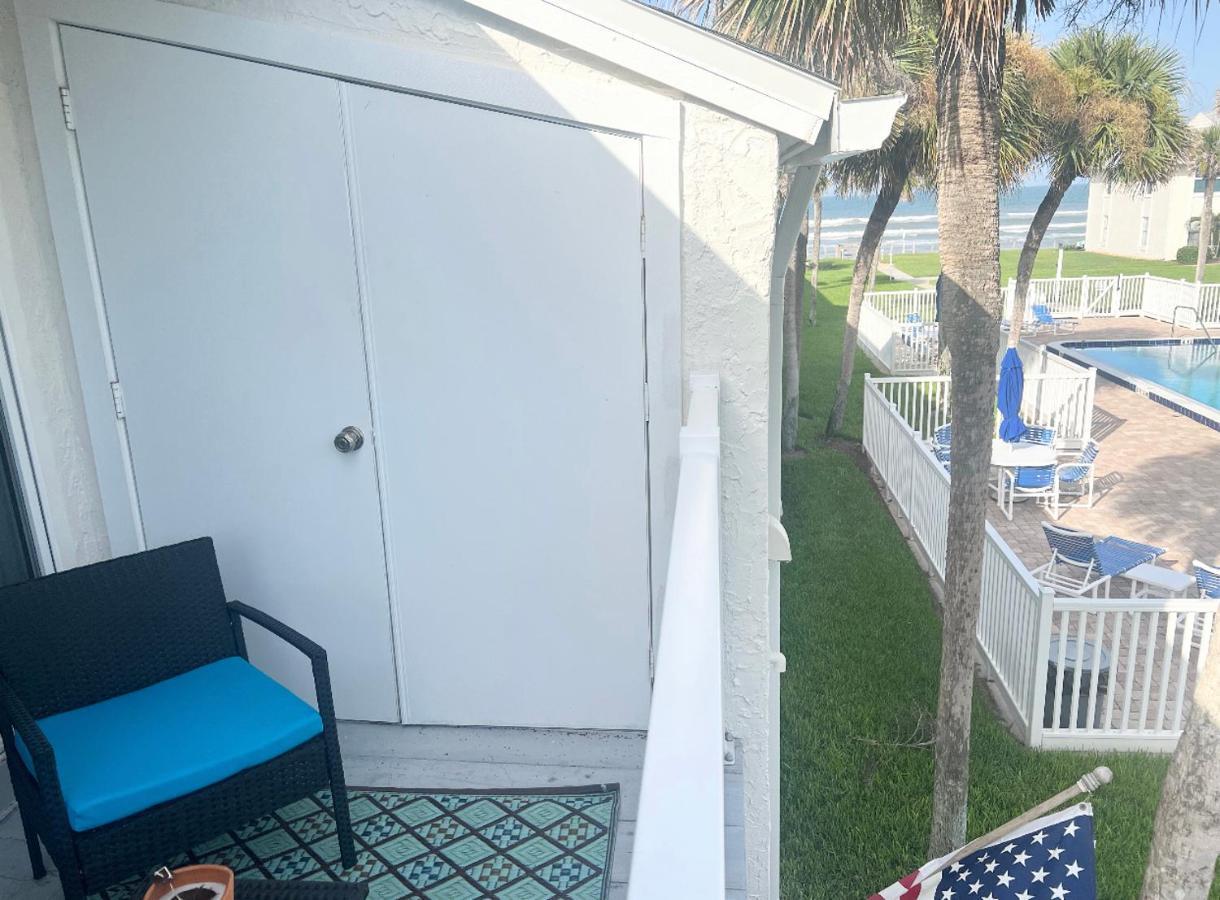 Beachside Serenity Private Balcony With Ocean View, Heated Pool, Bbq, King Bed Appartement New Smyrna Beach