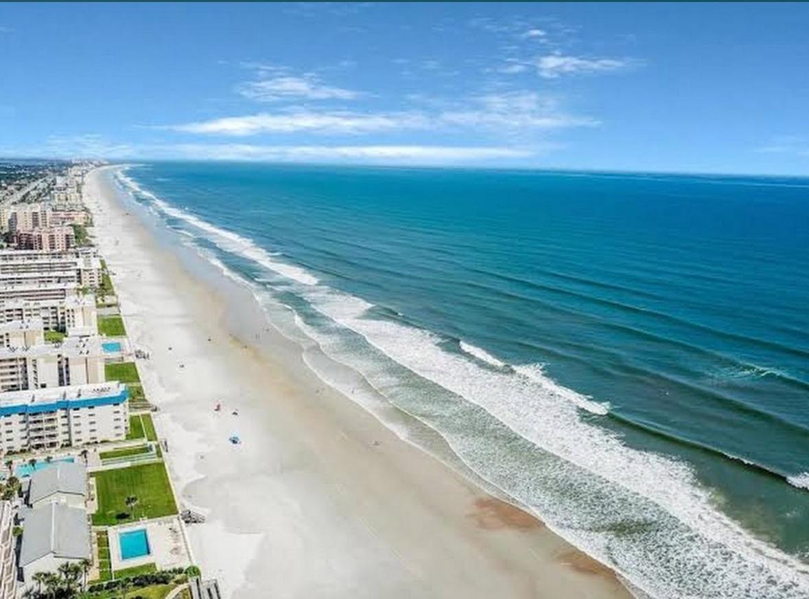 Beachside Serenity Private Balcony With Ocean View, Heated Pool, Bbq, King Bed Appartement New Smyrna Beach